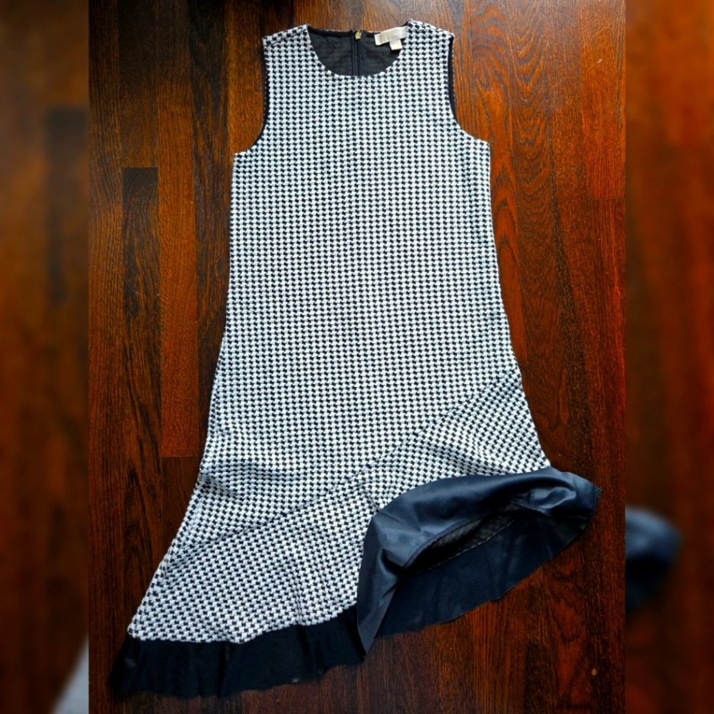 Michael‎ Kors Michael Jacquard Asymmetrical Dress Size S